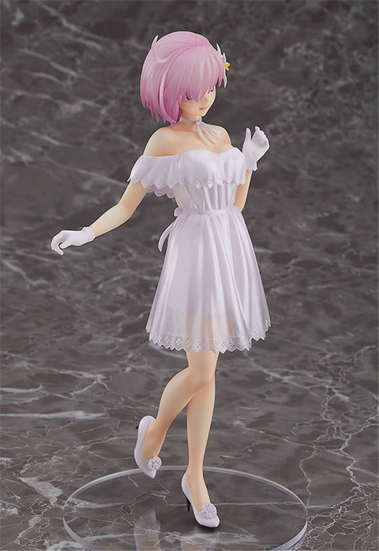 New Fate/Grand Order FGO Mash Kyrielight (dress Ver) Character Anime Model Statue Action Figures Desktop Ornament Popular Decorations Fan Souvenirs Creative Gift Collectable