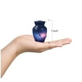 thumbnail image 3 of Dragonfly Urn For Ashes Keepsake, Blue Cremation Urns For Human Ashes Adult, Purple Urn For Mother And Father, Miniature Urns Human Remains Adult, Small 3 Inch, 3 of 7