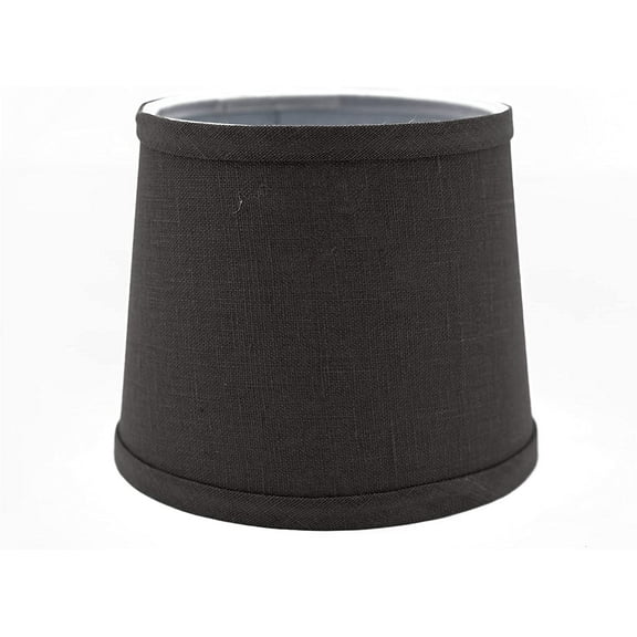 Tapered Drum 6 Inch Clip On Chandelier Lamp Shade 5 x 6 x 5 Inches