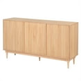 thumbnail image 5 of CRO Decor Oak Storage Cabinet With 3-Pannel Doors, 5 of 9