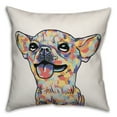 thumbnail image 2 of Creative Products Watercolor Chihuahua 16x16 Spun Poly Pillow, 2 of 3