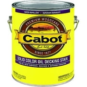 Cabot Solid Color Oil Low VOC Solid Tintable Neutral Base Oil-Based Alkyd Deck Stain 1 gal