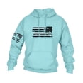 thumbnail image 2 of GIPQJK Graphic Hoodies for Men Usa Flag Sweatshirts Aztec Cowboy Western Hoodie Plus Size Pullover Tops with Pockets,Sky Blue M, 2 of 5