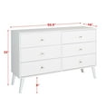 thumbnail image 3 of Prepac Commode Milo à six tiroirs, 3 of 9