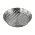 thumbnail image 4 of Stainless Steel Round Baking Pan With Cooling Rack For Roasting And Baking, 4 of 9