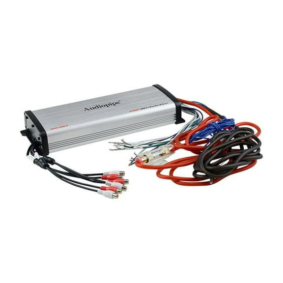 Audiopipe 6 Chan Full Range Class D 6 x 100W at 4 Ohm Amplifier