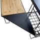 thumbnail image 1 of Placa de conector de esquina de tablero triangular de mesa de malla plegable para exteriores (negro), 1 of 6