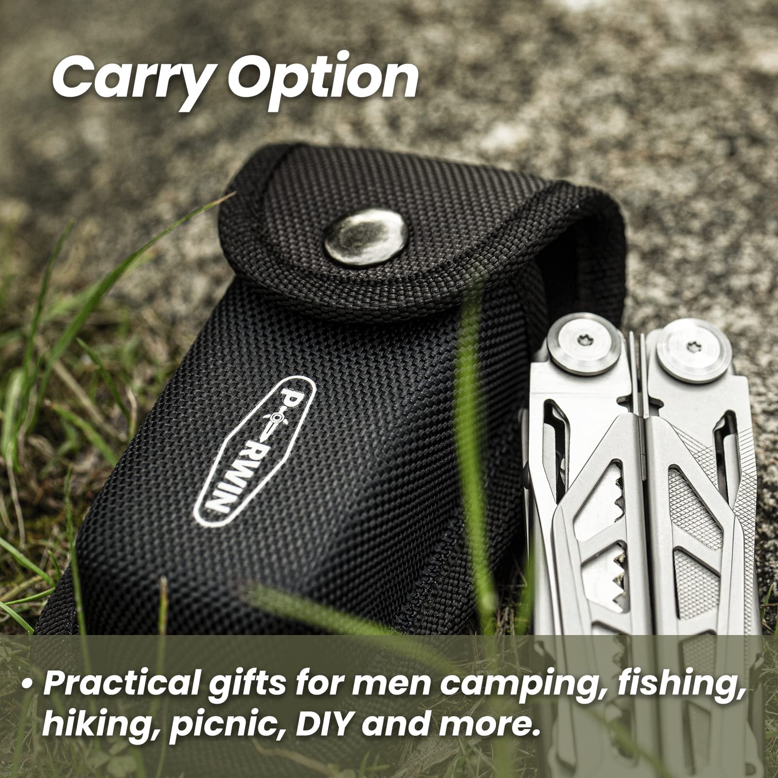 Multitool  17-in-1 Stainless Steel Multi Tool Pliers With Self-locking Pocket Nylon Sheath Professional (edc) Multi-tool For Camping And Hiking Gifts Men