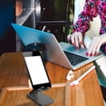 thumbnail image 5 of Adjustable Aluminum Alloy Lazy Foldable Phone Stand Holder for Desk Tablet Live Streaming & Home Use, 5 of 5