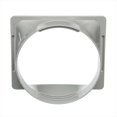 thumbnail image 2 of 1 Set Air Conditioning Body Interface Exhaust Duct Pipe Connector Round LF Series Square CH Series (White), 2 of 2