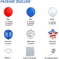 thumbnail image 5 of Bonropin 145pcs Red White and Blue Balloon Garland Kit for Nautical Party Baseball Theme Party Baby Shower Independence Day Veterans Memorial Day Party 4th of July Balloon Arch Decorations, 5 of 7