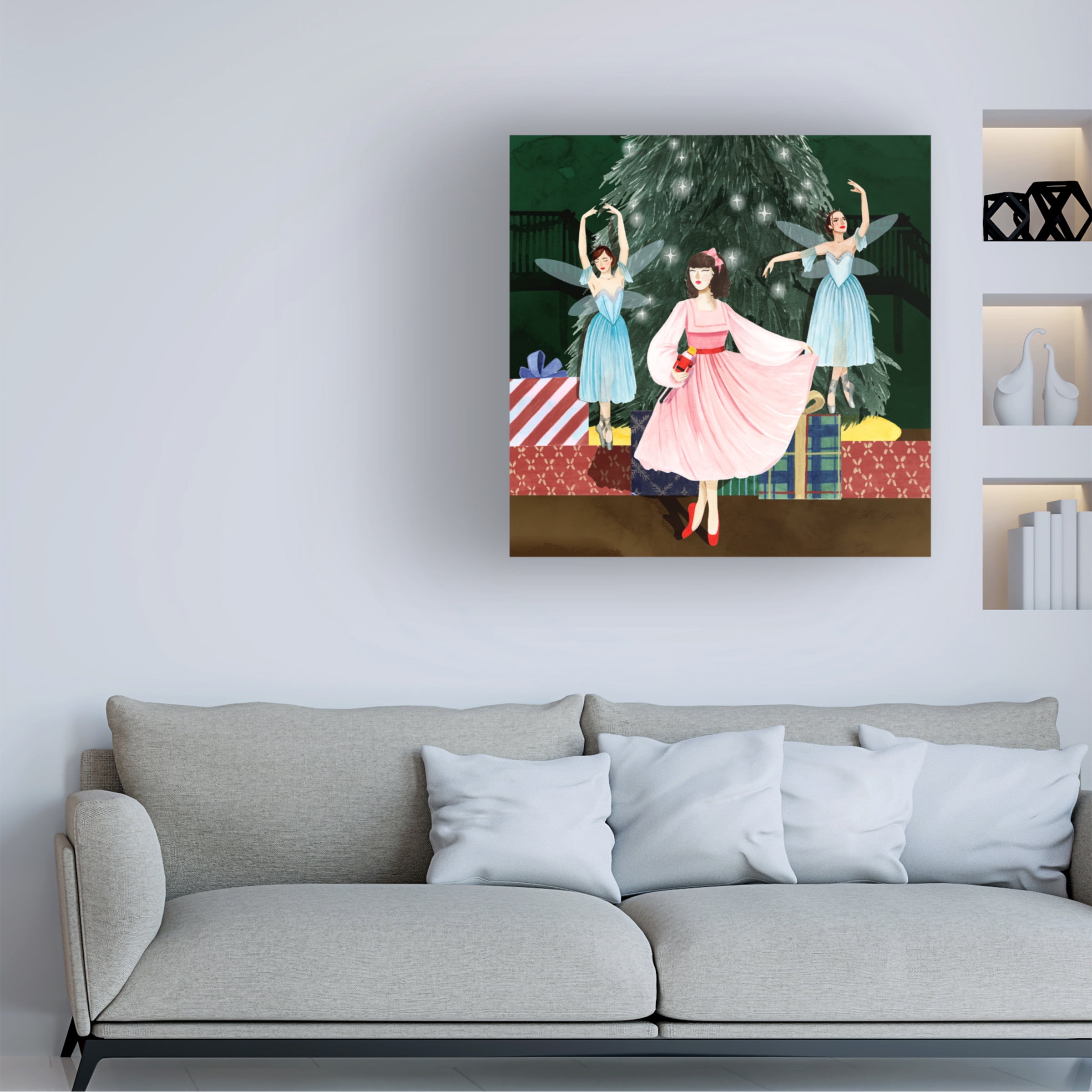 Grace Popp 'Christmas Nutcracker II' Canvas Art