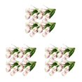 thumbnail image 1 of Ramo De Tulipanes Falsos Wosthever 4X Flores Artificiales 9 Cabezas Decoración Jardín, 1 of 6