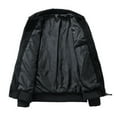thumbnail image 4 of Fgnfyis Men Jacket Corduroy Casual Jacket Autumn Winter Stand Collar Lightweight Outdoor Windbreaker for Daily Wear Trench Coat Men Black XXXL, 4 of 8