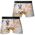 thumbnail image 3 of Trick or Treat Schnauzer Funny Mummy Cosplay Pumpkin Candy Basket All Over Print Boxer Briefs Underwear for Men Dad Miniature Schnauzer Dog Lover - 12016, 3 of 6