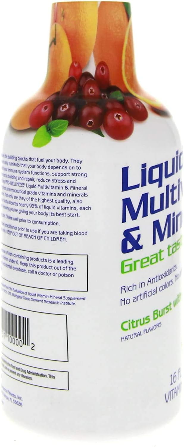 1st Step for Energy Liquid Multivitamin & Mineral - Citrus Burst, 16 Fluid Ounce