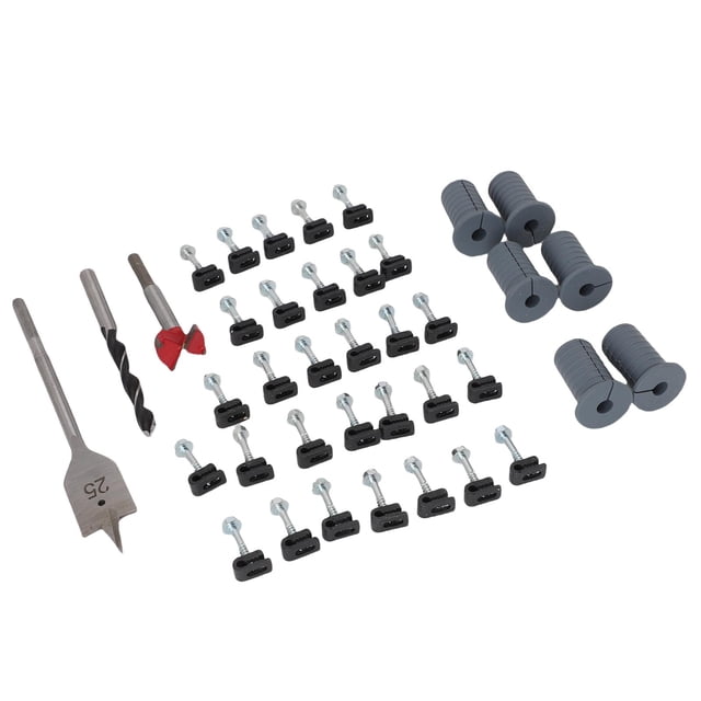 Cable Routing Kit, Multifunction Cable Management System Wall Grommets Accessories for Cables Pass Through Mounting Kit High Sealing Cable Clips for Home Wiring Industrial Use