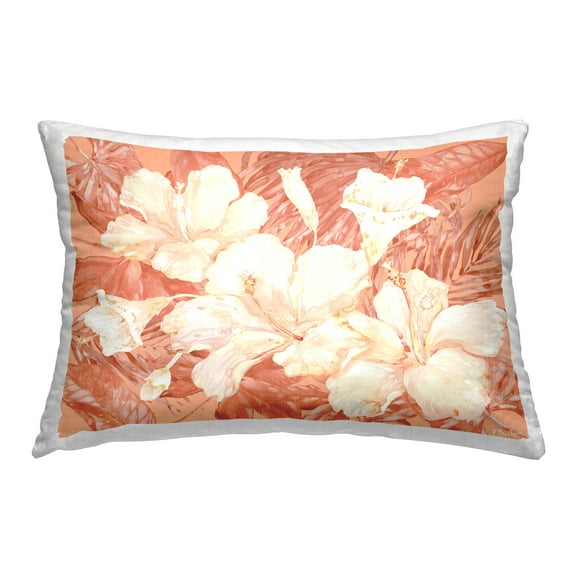Stupell Industries Bright Hibiscus Bundle Decorative Printed Throw Pillow Design by Paul Brent.