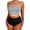 White, variant on GDREDA 2024 Women's Cute High Waisted Push Up Two Piece Bikini Swimsuit Tankini Set for Beach and Pool Brown,S