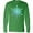 Kelly Green, variant on Inktastic Christmas Blue Ice Snowflake Long Sleeve T-Shirt