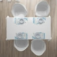 thumbnail image 4 of Ambesonne Blue Place Mats Set of 4, Water Droplets Bubbles, Standard Size, Blue Aqua White, 4 of 4