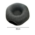 thumbnail image 4 of Cama túnel para gatos, cueva, juguetes de Premium, gatito, semicerrado, jugando al escondite, persiguiendo con cremallera, casa cálida para , Gris Profundo 60cm, 4 of 8