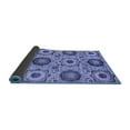 thumbnail image 2 of Ahgly Company Indoor Rectangle Abstract Blue Modern Area Rugs, 2' x 4', 2 of 4
