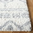 thumbnail image 3 of SAFAVIEH Parma Zen Geometric Shag Area Rug, Ivory/Grey, 6'7" x 6'7" Square, 3 of 8