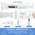 thumbnail image 4 of EXLEAF 2026 New Dog Clippers with Led Light,Cordless Small Pet Hair Grooming Trimmer,Low Noise for Trimming Dog'S Hair Around Paws,Eyes,Ears,Face,Rump for Home,Salon,Travel,Pet Shop, 4 of 7