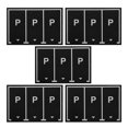 thumbnail image 2 of Black PVC Toy Car Parking Space Stickers for Fun Playroom 5Pcs Set, 2 of 5