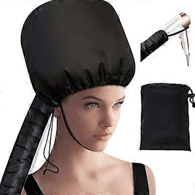Accesorio de gorro para secador de pelo - Kit de secador de pelo con capucha suave para el hogar - Gorro grande con diadema, secador de cabeza, acelera el tiempo de secado en casa