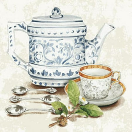 Connection Tee - Thé Tea III Art Print - 12x12