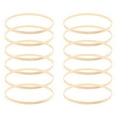 thumbnail image 1 of EeaseCA 12pcs 20cm Dream Catcher DIY Rings Round Bamboo Frame Craft Making Materials, 1 of 8