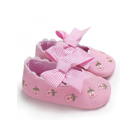 

Maraso Baby Girls Anti-Slip Soft Bow Princess Shoes