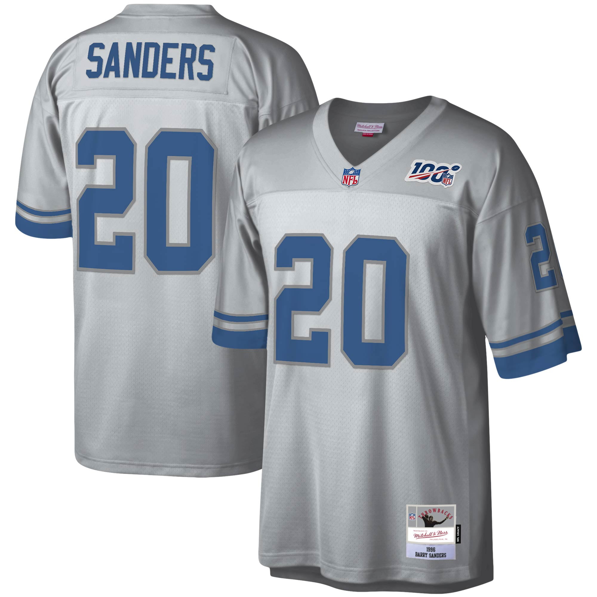 barry sanders jersey number