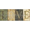 thumbnail image 2 of Lewis, Kim 32x15 Black Ornate Wood Framed with Double Matting Museum Art Print Titled - Love, 2 of 4