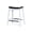 White, variant on Saddle Stool with Subtly Contoured Seat and High - Density Foam / Comfortable for Lingering