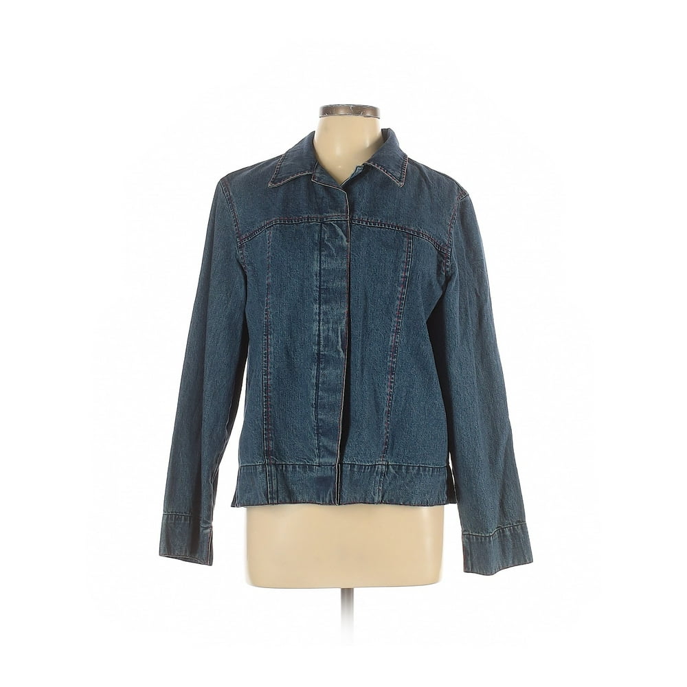 Coldwater Creek - Pre-Owned Coldwater Creek Women's Size L Denim Jacket ...