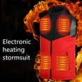 thumbnail image 6 of Heated Vest for Men Women, Heating Jacket Warm Clothing Warmer Vest Heated Outdoor USB For Men And Clothes Women Cycling clothing, Home Clearance, 6 of 8