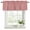 Pink, variant on 2 Pack Vintage Dark Gray Valances for Windows Bedroom Living Room Window Treatments, Farmhouse Retro Solid Color Linen Texture Rod Pocket Valance Drapes Short Kitchen Curtains Over Sink 42"x18"