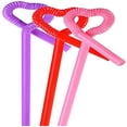 thumbnail image 3 of Colorful Flexible Straws, Multi Colored Plastic Bendy Straws, Assorted Color Drinking Straws, Juice Drink Milk Tea Bendable Straws Reusable for Home Parties Bar Beverage Shops (Long 100PC), 3 of 7