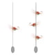 thumbnail image 4 of 40 Piezas de Señuelos de Pesca con Mosca] Anzuelos con Simulación Artificiales con Caja, 4 of 9