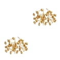thumbnail image 1 of bedienty 100 Sets Ear Stud Tray Making Findings Earrings Stoppers Bottom Craft Hypoallergenic Earring Accessory Adults Using Gold Color/ 4mm 2Set, 1 of 6