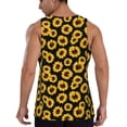 thumbnail image 3 of Xecao Sunflower 6 Men's Tank Top Workout Quick Dry Sleeveless Gym Jogging Muscle Shirts Summer Swim Beach Tops, 3 of 9