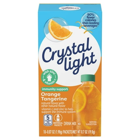 Crystal Light Hydrate Orange - 10ct/1.8oz