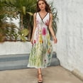 thumbnail image 3 of Watercolor Wildflowers Spring Summer (1) Sleeveless Dress Summer Women Clothes Dress for Pregnant Women Dresses, 3 of 9