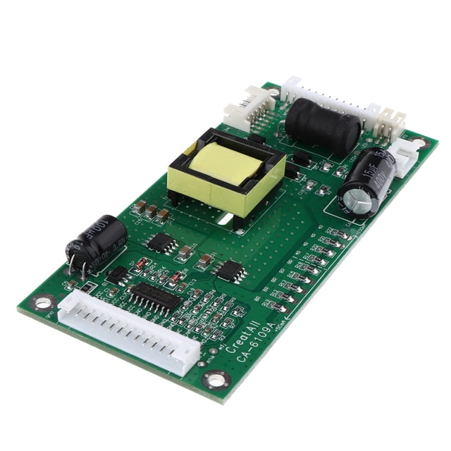 Conducteur de Rétroéclairage à DEL à Courant Constant, Onduleur 65 Pouces pour Téléviseur à DEL. Carte de circuit Verte avec Composants comme des Condensateurs, des Résistances et des Connecteurs. Convient aux Téléviseurs à DEL et ACL jusqu'à 65 Pouces, avec une Tension d'Entrée de 10-28 V et une Tension de Sortie de 8-165 V. Courant de Sortie Réglable jusqu'à 650 mAh. dimensions Compactes de 110x50x10 mm.