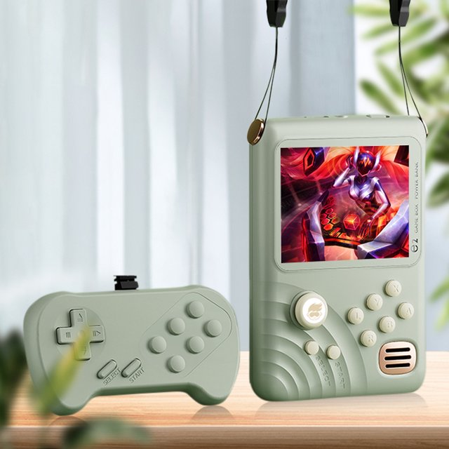 Jugador de juegos clásico E2 con 10000 juegos, pantalla IPS de 3,5 pulgadas, banco de energía, regalo para niños