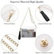 thumbnail image 2 of Bolso bandolera transparente MOETYANG Dorado, 2 of 5