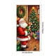thumbnail image 3 of Funda de puerta navideña de 35x72 pulgadas - Cortina navideña para Santa Claus para decoración de puertas y paredes, tela de poliéster, fácil de instalar, 3 of 6